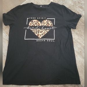 Shein Leopard Print Shirt